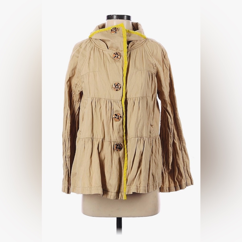 Anthropology HEI HEI Cotton Jacket with Removable Hood